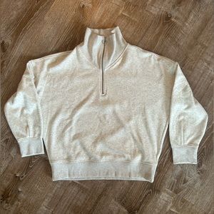 Athlete Pullover quarter Zip - Gray